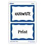 Avery Adhesive Laser/Inkjet Name Badge Labels, 2 1/3" x 3 3/8", White with Blue Border, 100 Labels Per Pack (5144)~#|#~6580728D-1911-48FC-88576E02187036F5_sc7