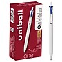 uni-ball one Retractable Gel Pens, Medium Point, 0.7mm, Blue Ink, Dozen (70363)~#|#~6582A827-FEE3-461E-A6AB204FB56D3547_sc7