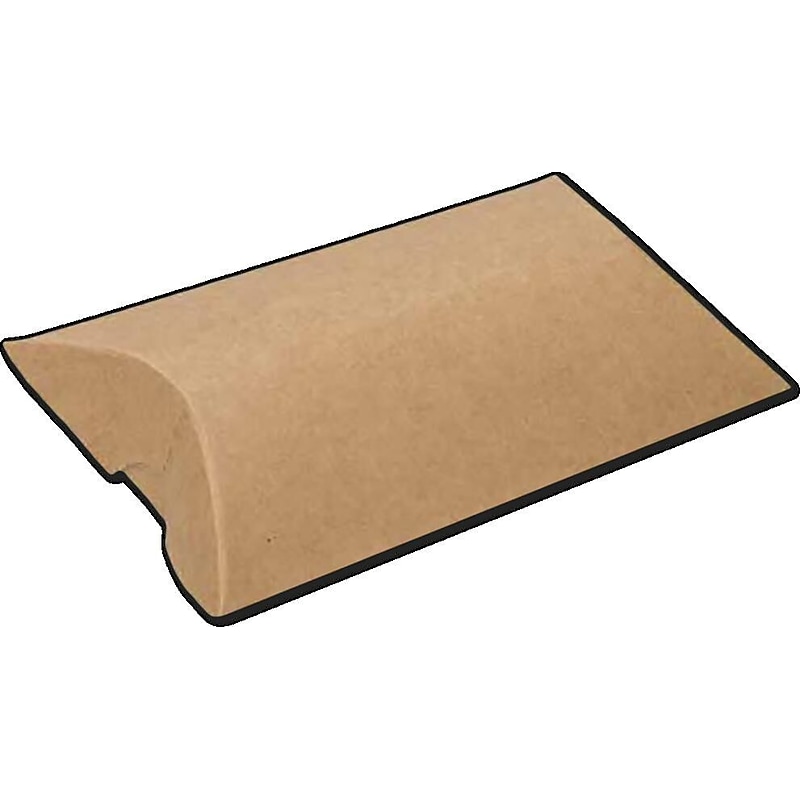 JAM Paper Gift Boxes, Brown Kraft, 25/Pack (CB-KPB100) image 1