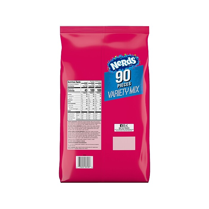 Nerds Variety Mix Candy, Assorted Flavors, 41.76 oz. (08189) | Staples