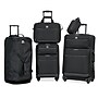 Skyway Luggage Seville 2.0 5-Piece Luggage Set, Black (43S-5P-001-SET)~#|#~658DA029-ABFA-4B8A-BA0530226B79EF24_sc7