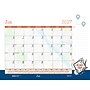 2027 House of Doolittle Seasonal Holiday 22" x 17" Monthly Desk Pad Calendar (139-27)~#|#~658F09BB-FD56-4D7A-8DFADE14821B11D0_sc7