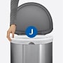 simplehuman Code J 8-12 Gallon Trash Bag, 6.5" x 8.9", Low Density, 1.3 mil, White, 240 Bags/Box (CW0259)~#|#~65912007-4EBB-4E67-86DA5FA724DE0E0B_sc7