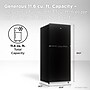 TCL Adjustable Shelves Refrigerator with Freezer, 11.6 Cu. Ft., Black (TRT12T4AB)~#|#~6594A367-2805-48A0-802E009FBB2FE254_sc7