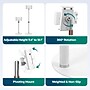 Purely Height Adjustable Phone and Tablet Stand with 360-Degree Rotating Base, White (PPSH119WH)~#|#~65A00B97-4A3D-4E54-8B50C789D208A3D8_sc7