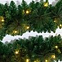 Nearly Natural 5-ft Artificial Wall Hanging Christmas Tree with 50 Warm White LED Lights (T4787)~#|#~65A19861-04B7-48ED-83AD27FE0278A231_sc7