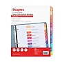 Staples Customizable Table of Contents Monthly Dividers, 12-Tabs, Multicolor (ST62967)~#|#~65A5C5BE-94D0-4793-B81D21D9ED9D40AC_sc7