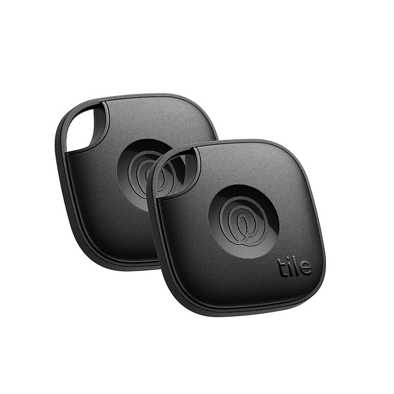 Life360 Tile Mate Bluetooth Tracker, Black, 2/Pack (RE-60012) image 1