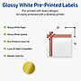 Avery Square Multipurpose Labels, 3" x 3", White, 60/Pack (19479370590)~#|#~65A732A6-ECD4-4E1F-8412933463C80ADD_sc7