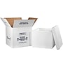 16.75" x 16.75" x 15" Insulated Shipping Containers, 200# Mullen Rated, White (249C)~#|#~65A87166-4469-428A-B5417587082EEAC6_sc7