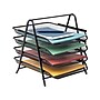 Mind Reader 4-Tier Stackable Paper Desk Tray Organizer, Metal Mesh, Black (4TPAPER-BLK)~#|#~65AA41BD-F082-4DCD-AA744F726E070396_sc7