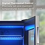 TCL See-Through Door Glass Door Refrigerator, 3.0 Cu. Ft., Silver (TRV121FAS)~#|#~65B04693-794E-4851-8553E134701D6C75_sc7
