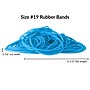 Alliance Non-Latex Multi-Purpose #19 Rubber Bands, 3-1/2" x 1/16", Cyan Blue, 360/Pack (42199)~#|#~65B09F7F-EB7C-4ED4-91100CF900420AA7_sc7