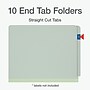 Pendaflex Classification Folder, 3-Dividers, Letter Size, Light green, 10/Box (1007139)~#|#~65B27F7A-23C1-4B00-8BAF924902AB5DC4_sc7