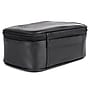 DOPP Business Class 9" Leather Toiletry Bag, Water Resistant, Black (06934D.BK)~#|#~65B2CBC0-0C4B-48DE-9A37C7834AC7A5B7_sc7