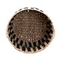 Household Essentials Pillar Cattail/Paper Storage Basket, Light Beige/Black (ML-6715)~#|#~65B3884A-5C63-4139-B2BFE9251AC6F23C_sc7