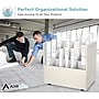 AdirOffice 21-Slot Mobile Roll File, 28.5"H x 30"W x 15.75"D, White, 2/Pack (625-WHI-2PK)~#|#~65B790A6-5657-425F-89CE238F747DDC0D_sc7