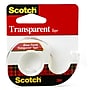 Scotch Transparent Clear Tape Refill, 0.5" x 12.5 yds., 1" Core, Clear (144)~#|#~65BE707A-46CE-42BD-AAA4C7E647FB44B3_sc7