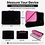 SumacLife 13" Laptop Sleeve, Black/Pink (NBKLEA672)~#|#~65BE9386-E8A5-4382-AD5F3B42478A31CD_sc7