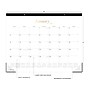 2025 Blue Sky Elevated 22" x 17" Monthly Desk Pad Calendar, White/Gold (152484)~#|#~65C9CD75-C391-4767-ABE28186A21670AD_sc7
