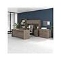Bush Business Furniture Studio C 72"W U-Shaped Desk, Hutch, Bookcase, and File Cabinets, Modern Hickory (STC001MHSU)~#|#~65CCD1B9-DEB1-452F-96C00038F44198C7_sc7