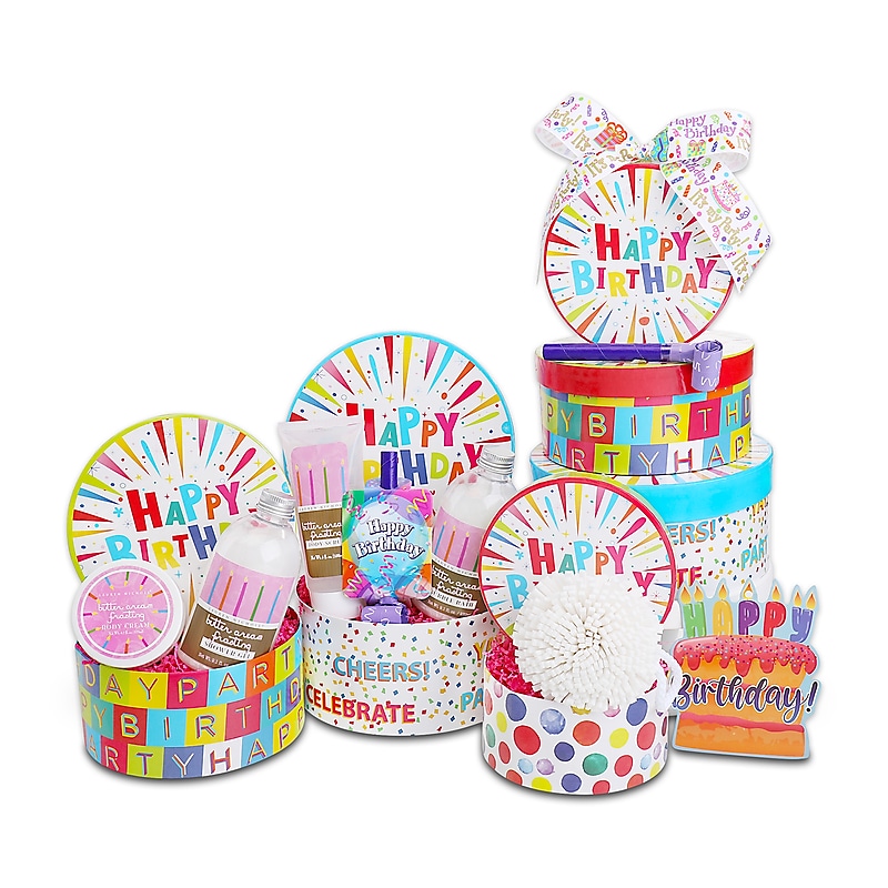 Alder Creek Happy Birthday Spa Wishes Gift Basket (FG05546) image 1