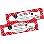 Barker Creek Red & White Dots School Name Plates, 12" x 3.5", 72/Set (BC3803) ~#|#~65D13A49-A71C-4495-9E70023B94B664FE_sc7