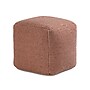 Anji Mountain Madison Ivory Brown Fabric Square Pouf Ottoman (AMBPF103-1818)~#|#~65D1CD1F-DB07-4D14-A9F43C9E566CFAC7_sc7