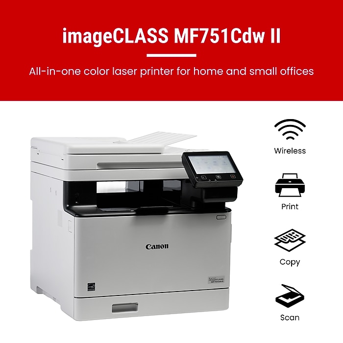 Canon imageCLASS MF751Cdw II Wireless Color All-In-One Laser