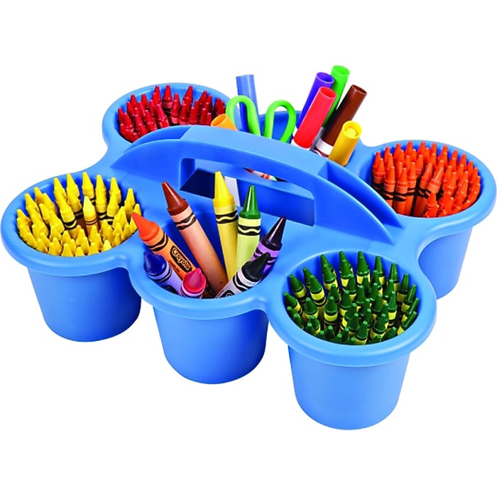 Deflect-O Little Artist Polypropylene Kids' 6-Cup Caddy