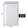 Staples Poly Bubble Mailers, #0 Size, 6” x 9”, White — 25/Pack~#|#~65E1E9D7-260B-44A2-8C9866C53049F6E0_sc7