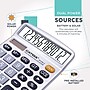 CATIGA 12-Digit Battery/Solar Powered Basic Calculator, Silver (CD-2786S)~#|#~65E20476-BACD-432B-9D1243AAF488C0DC_sc7