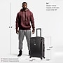 InUSA Vasty 26.37" Hardside Suitcase, 4-Wheeled Spinner, TSA Checkpoint Friendly, Black (IUVAS00M-BLK)~#|#~65E3AD71-6466-4FA8-ADFAA12510543B87_sc7