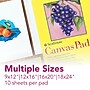 Strathmore 300 Series 18" x 24" Canvas Pad, 10 Sheets/Pad (STTP31518)~#|#~65E4DB38-4850-47BB-9F2F14887D268F41_sc7