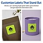 Avery Square Multipurpose Labels, 2-1/8" x 2-1/8", Bright Green, 480/Pack (94105)~#|#~65E4E9A0-492B-47A0-9C6FA1D69A09F6D4_sc7