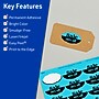 Avery Scalloped Decorative Edge Multipurpose Labels, 1-1/8" x 2-1/4", Bright Blue, 1680/Box (94061)~#|#~65E61A59-A93F-4FCB-A8CB78B45E3099E6_sc7