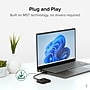 Plugable USB-C to HDMI Adapter, Male to Female/Female, Black (USBC-MSTH2)~#|#~E874DC2B-A023-4A93-92BB7EDDABFC851C_sc7