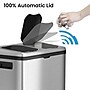 iTouchless Stainless Steel Rectangular Sensor Trash Can and Recycle Bin, 16 Gal., Silver (IT16RES)~#|#~65E97979-FCE7-43CD-AE85EB0EB536A749_sc7