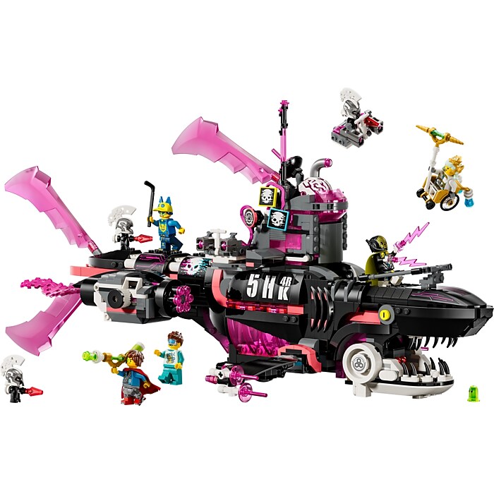 LEGO DREAMZzz Nightmare Shark Submarine, 1413 Pieces (71500) | Staples