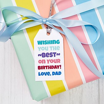 Avery Blank Price, Gift & Merchandise Printable Tag, 2" x 3-1/2", White, 8 Tags/Sheet, 12 Sheets/Pack, 96 Tags/Pack (22802)