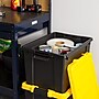 Iris Stor-It-All 78.5 Quart Storage Container with Lid, Plastic, Black, 2/Pack (540016)~#|#~65FDF368-AAE2-4E43-BF24262B1BD6CA27_sc7