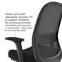 Workplace2.0™ Bedford Ergonomic Fabric/Mesh Swivel Task Chair, Black (UN60991)~#|#~65FE0423-3738-40AC-9C4B39742F6B4F05_sc7
