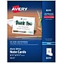 Avery Matte General Use Note Cards, White, 60/Pack (08315)~#|#~65FFC73E-AB9F-4DE6-A421FA7867704863_sc7