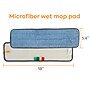 Coastwide Professional™ Microfiber Wet Mop Pad, 5" x 18", Blue (CW61066-CC)~#|#~6604D509-AF18-46AA-9665D551E89F1E2D_sc7