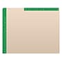 Medical Arts Press File Folder, Straight-Cut, Letter Size, Manila Stock, Manila/Dark Green, Reinforced Right Side, 50/Box~#|#~66096662-1D65-45E4-8C13B7AF8135CA9F_sc7