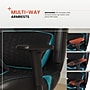 Sharper Image Algrove Comfort-X Ergonomic Swivel Executive Massage Chair, Black/Blue (60117-BLKBLU)~#|#~660AE8E9-482F-4CBC-B2BAC392FE8D0785_sc7