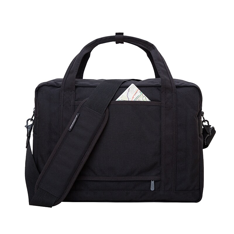 Manhattan Portage Yorkville 15" Fabric Laptop Bag, Black (1628-BL BLK) image 1
