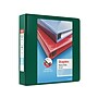 Staples Heavy Duty 2" 3-Ring View Binder, D-Ring, Green (ST56311-CC)~#|#~660F0152-EE62-4240-9BEFD4168ADE7292_sc7