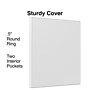 Staples 1/2" 3-Ring View Binder, White (ST23740-CC)~#|#~661169DE-5022-45B7-93E09FEE8D56C5A9_sc7
