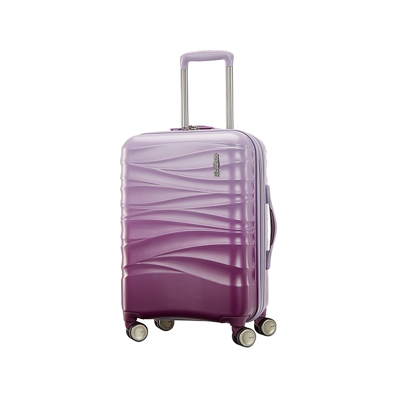 American Tourister Cascade 22" Hardside Carry-On Suitcase, 4-Wheeled Spinner, Purple Haze  (143244-4321) image 1